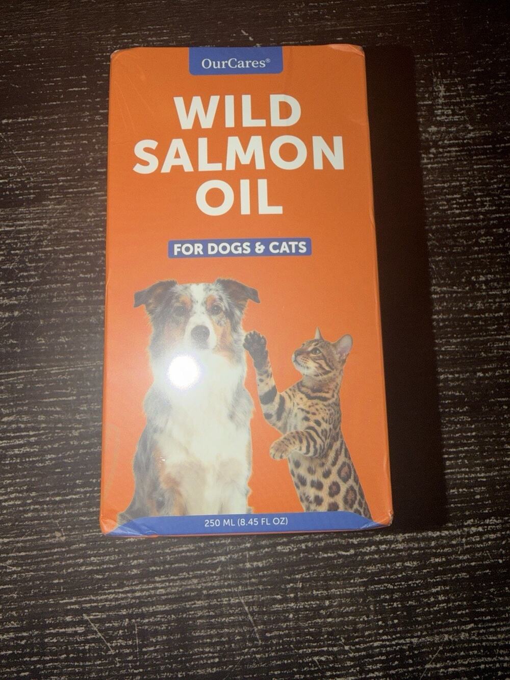 OurCares Wild Salmon Oil for Dogs Or Cats 8.45OZ Ex 12/12/2027